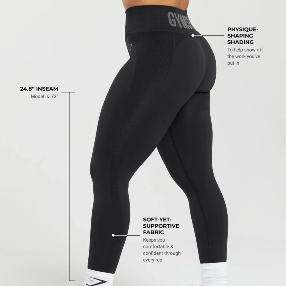 Gymshark Flex High Waisted Leggings | size XL